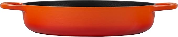 Le Creuset Signature Cast Iron Everyday Pan, 11", Flame