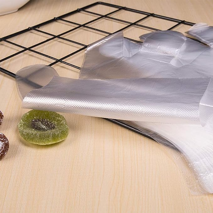 HLIN 6000 Pcs Plastic Food Prep Gloves - Disposable, Transparent for Food Service