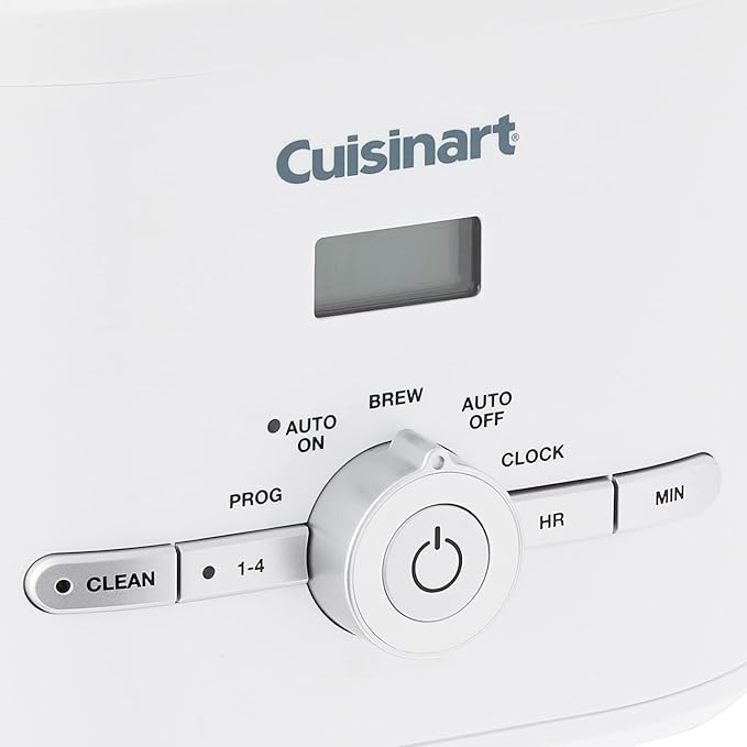 Cuisinart 12-Cup Classic Programmable Coffeemaker, White, 12-Cup, Programmable, DCC-1120NAS