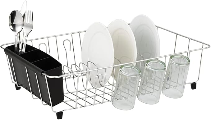 Rose Dish Rack - Stainless Steel - Never Rust