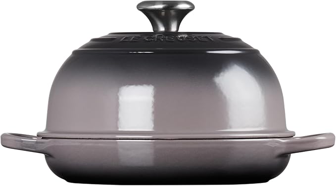 Le Creuset Enameled Cast Iron Signature Round Bread Oven, 9.5 inch, Oyster