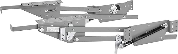 Rev-A-Shelf Heavy-Duty Stand Mixer Lift for Kitchen Base Cabinets, Zinc - Spring-Loaded Lifting System for Small Countertop Appliance Storage, RAS-ML-HDCR