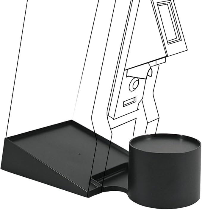 Incline Stand with Dosing Cup Stand Compatible with Eureka Mignon Espresso Coffee Grinder Durable Tilted Angled Base Accessories Parts Low Retention Single Dose Kit