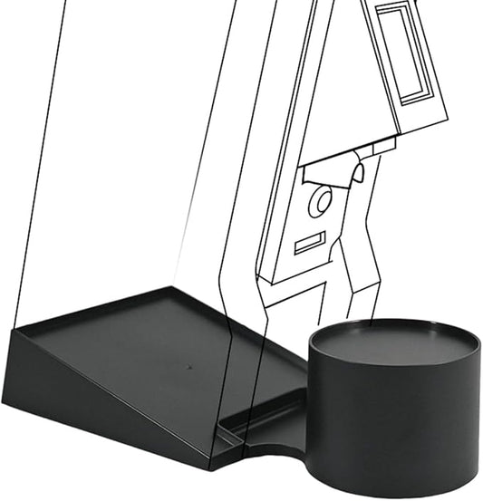 Incline Stand with Dosing Cup Stand Compatible with Eureka Mignon Espresso Coffee Grinder Durable Tilted Angled Base Accessories Parts Low Retention Single Dose Kit