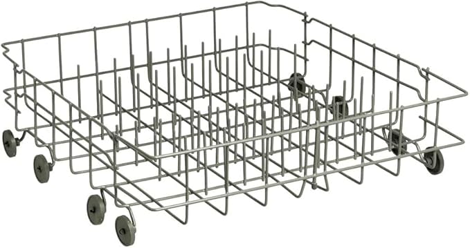 US-Based Supplier – 5304535379 Lower Dishrack Assembly with 5304509753 Dishwasher Silverware Basket – Compatible With Frigidaire Crosley Kelvinator Dishwasher