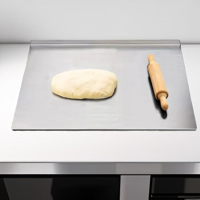 Stainless Steel Cutting Boards for The Kitchen, Suitable for Meat, Fruits, Vegetables, Bread, and Baking Large-sized Cutting Boards (27.5 x 15.7 in)