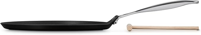 Le Creuset Toughened Nonstick PRO Crepe Pan with Rateau, 11"
