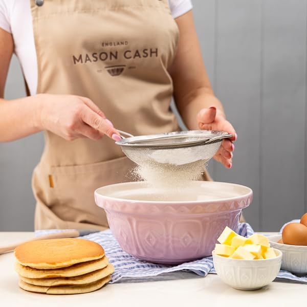Mason Cash Color Mix S24 (2.15 Qt) Mixing Bowl | Powder Pink