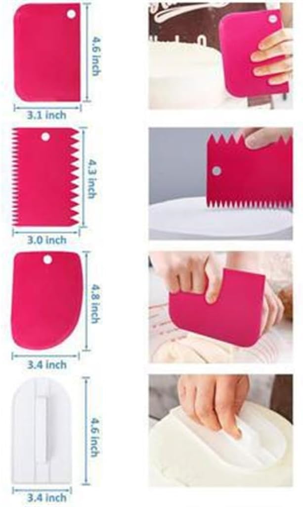 200-piece Cake Baking Tool Set Cake Rotary Table Spatula And Flower Mouth Set