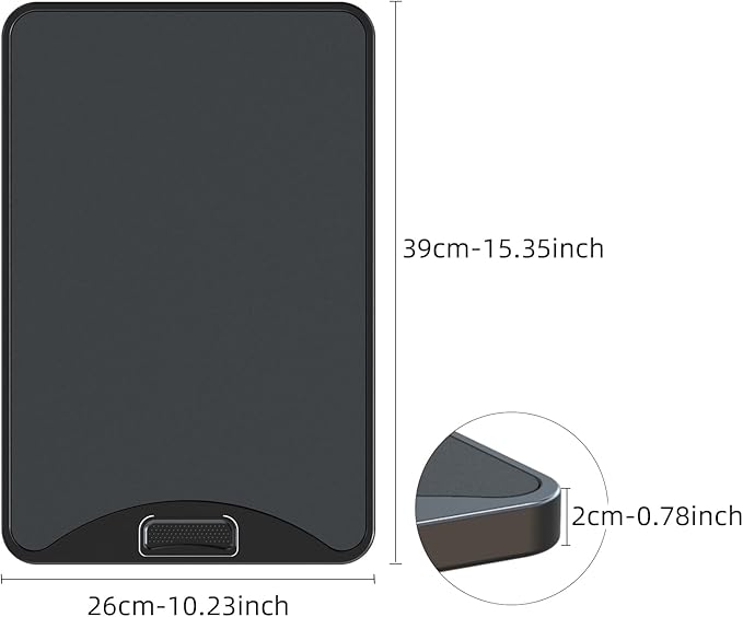 KEINE MARKE Sliding Tray, Sliding Tray for Kitchen Appliances, Coffee Maker, Heavy Duty Kitchen Appliance Tray, Space Saving | Countertop Organizing Tray (10.3" W × 15.4" D)