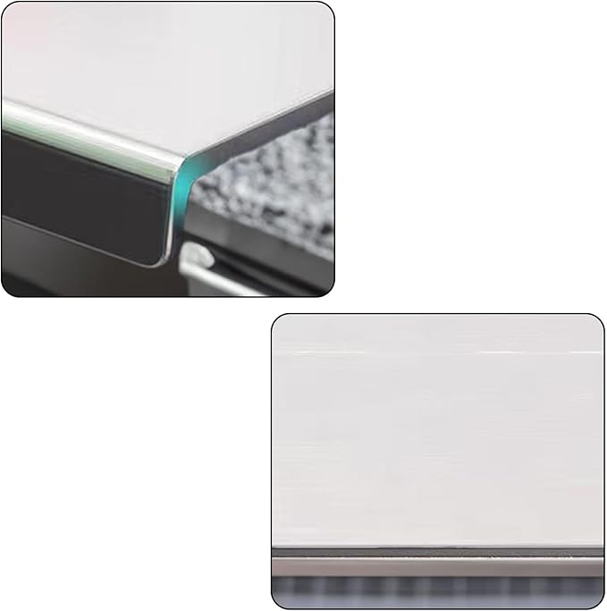 Stainless Steel Cutting Boards for The Kitchen, Suitable for Meat, Fruits, Vegetables, Bread, and Baking Large-sized Cutting Boards (19.7 x 19.7 in)