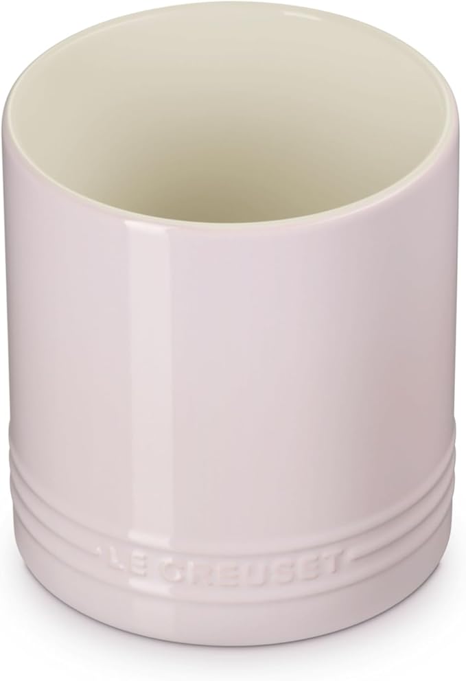 Le Creuset Stoneware Signature Straight Wall Utensil Crock, 1 qt., Shallot