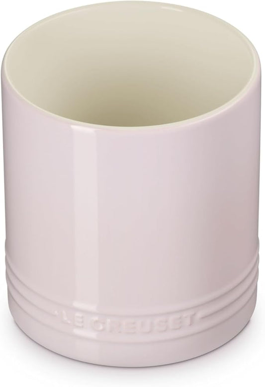 Le Creuset Stoneware Signature Straight Wall Utensil Crock, 1 qt., Shallot