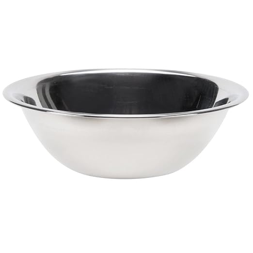 Vollrath Economy Mixing Bowl, Stainless Steel, 13-Quart