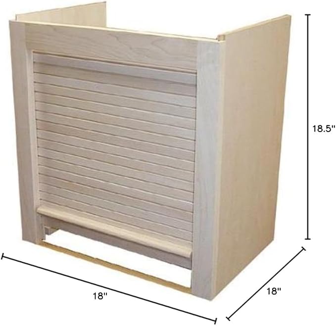 Omega National Appliance Garage Hickory 18" W x 18.5" H