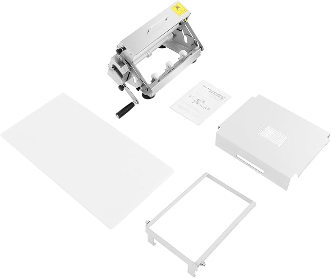 Folding Dough Sheeter, 32.68 x 18.9In Manual Dough Sheeter, 0-25mm Adjustable Thickness Stainless Steel Dough Machine for Baking Pastries and Bread, Pizza, Croissants, Pastry