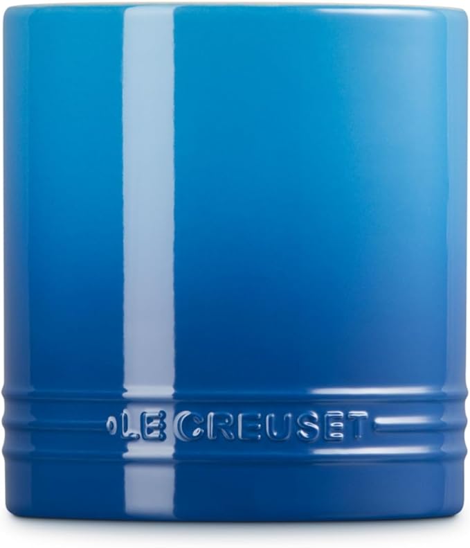Le Creuset Stoneware Signature Straight Wall Utensil Crock, 1 qt., Marseille