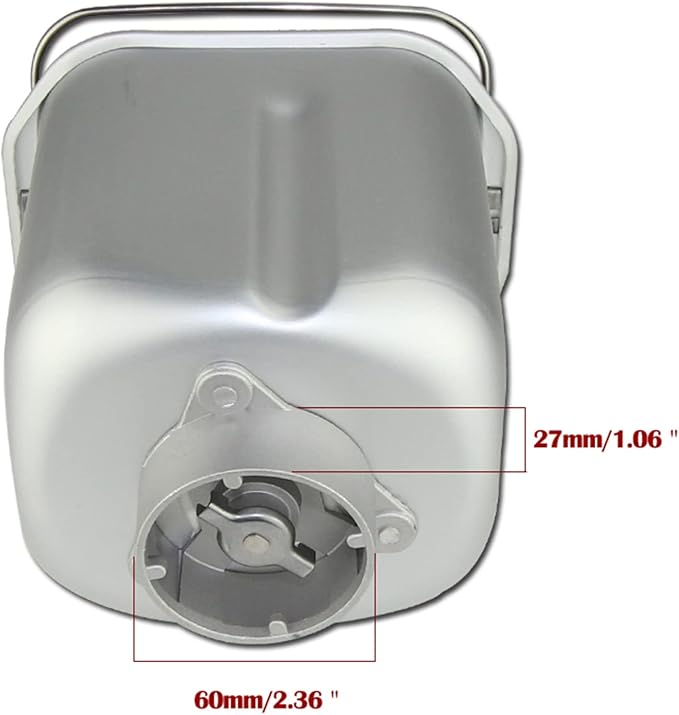 Bread Machine Baking Bucket Bread Plate Household Bread Baking Pan Bread Machine Parts (small capacity（1.5LB）)