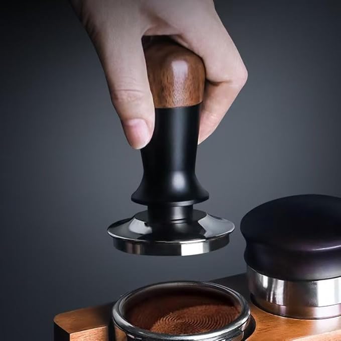 51mm Espresso Tamper, Premium Barista Coffee Tamper, 30lbs Replacement Springs Calibrated Tamper,Stainless Steel Base Tamper Fits for All 51mm Portafilters,Espresso Accessories