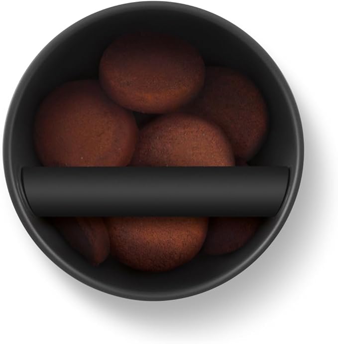Breville BEA502BSS Knock Box 20 Espresso Machine Accessory, 20 Puck Capacity, Brushed Stainless Steel