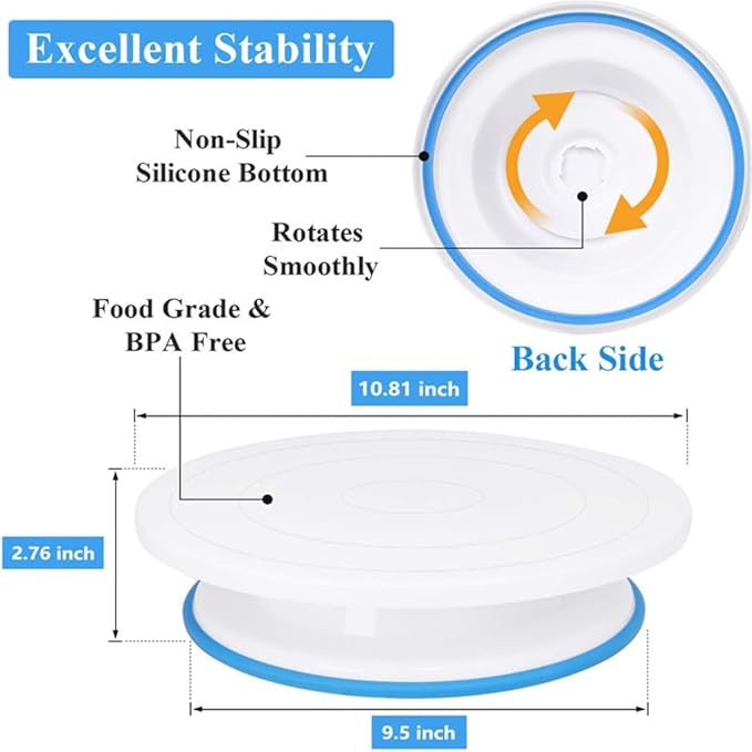 375 Piece Cake Baking Tool Set Cake Turntable Set Combined Baking Tray And Flower Mouth Set