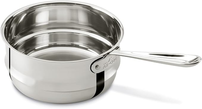 All-Clad Specialty Stainless Steel Universal Steamer for Cooking 8 Inch Food Steamer, Steamer Basket Silver