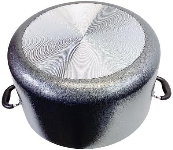 30 QT Non-Stick Dutch Oven Stockpot Pasta Cooking Pot, Glass Lid Double Handles