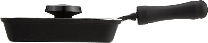 Norpro Mini Cast Iron Panini Pan with Press, 5.9 IN, As Shown