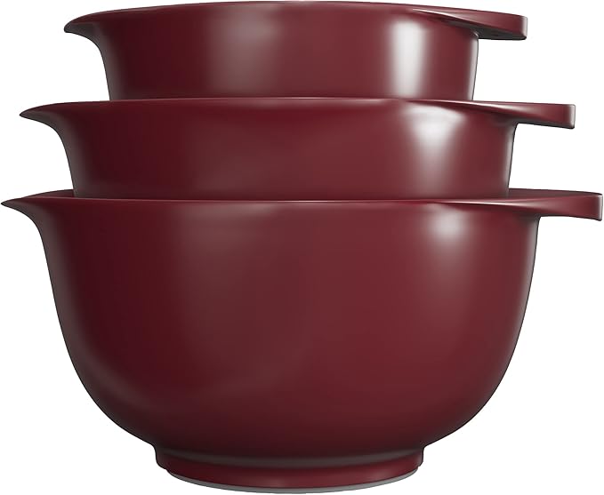 Rosti Precision Craft Mixing Bowl Set 3 Pcs Elevate Your Culinary Experience Stylish Nesting Bowls for Effortless Cooking and Baking
