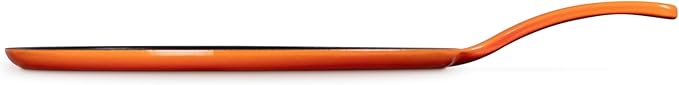 Le Creuset Enameled Cast Iron Traditional Round Crepe Pan, 10.25", Flame