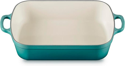 Le Creuset Enameled Cast Iron Signature Rectangular Roaster, 5.25 qt. (11.7" x 16.8"), Riviera