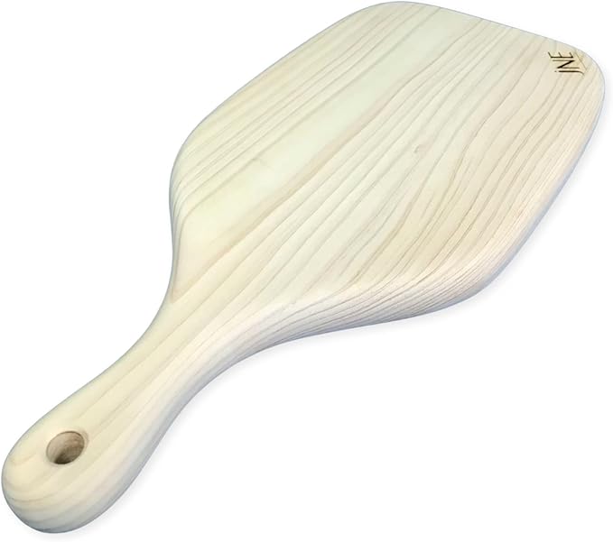 Hinoki Cypress Reversible Wood Cutting Board, 17.2" x 8" x1", Chopping Board, Bread and Cheese Board, Serving Board, Solid Single Piece, No Joint, No Glue
