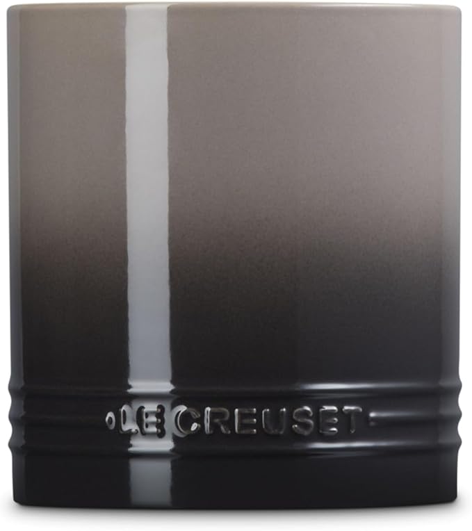 Le Creuset Stoneware Signature Straight Wall Utensil Crock, 1 qt., Oyster