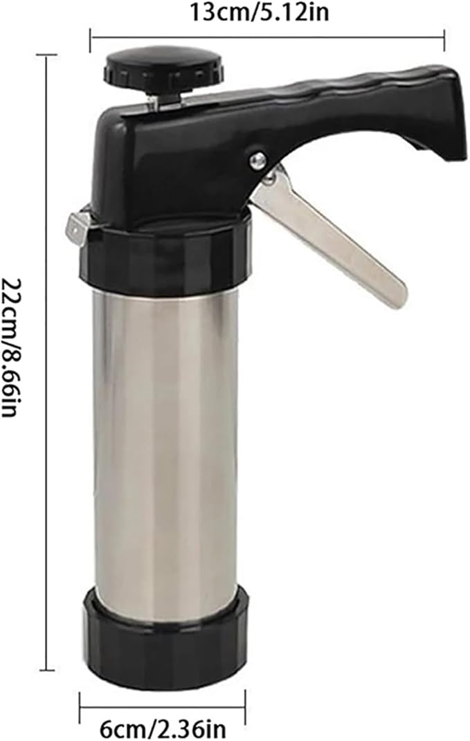 Stainless Steel Cookie Decorative Gun Biscuit Hand Pressing Machine Household DIY Baking Tools Kitchen Accessories