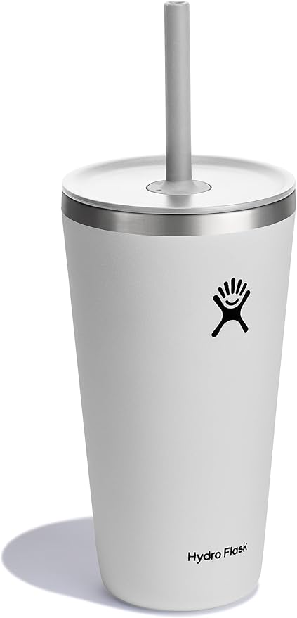 28 OZ All Around Tumbler Straw LID White