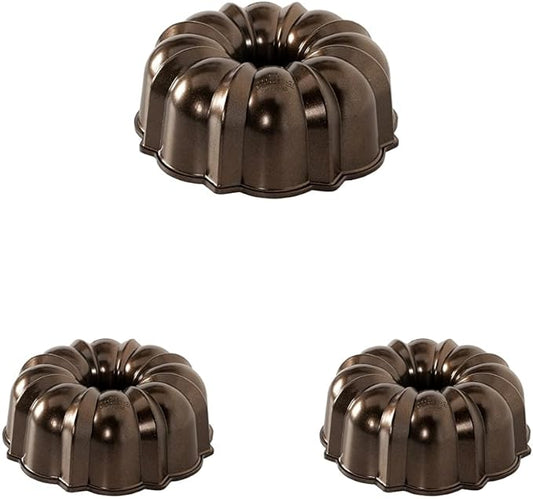 Nordic Ware Original Bundt, 12-Cup, Bronze (Pack of 3)