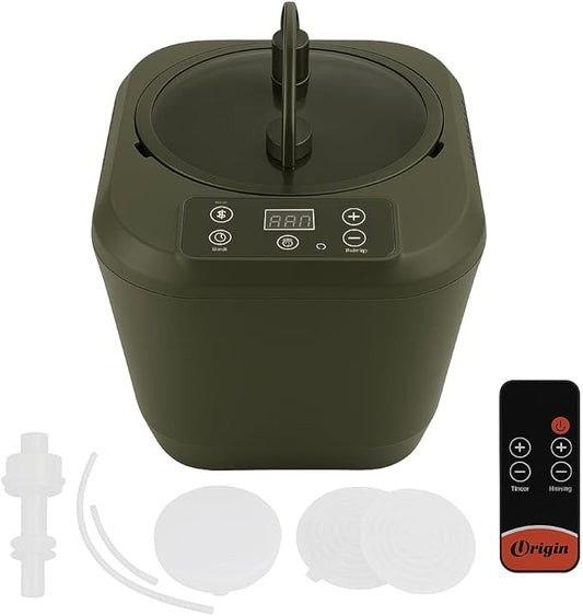 3L Sauna Steamer with Larger Volume and More Steam Output, Fcc Certified 3L & 1200W Steam Generator, Sauna Steamer Machine with Remote Control, Portable Sauna Steamer, Black