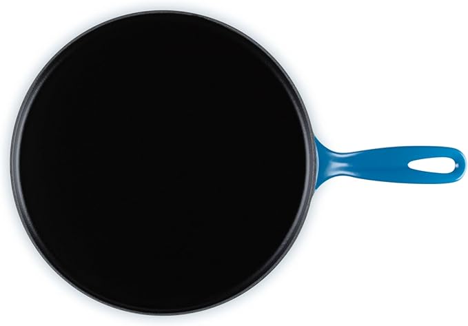 Le Creuset Enameled Cast Iron Traditional Round Crepe Pan, 10.25", Marseille