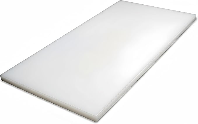Commercial Cutting Board, Plastic Poly Kitchen Board Dishwasher Safe, Heavy Duty Food Prep Surface for Restaurant Use (48.82 x 24.41 x 0.57 inch)