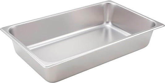 Winco 4-Inch Pan, Full, Stainless Steel