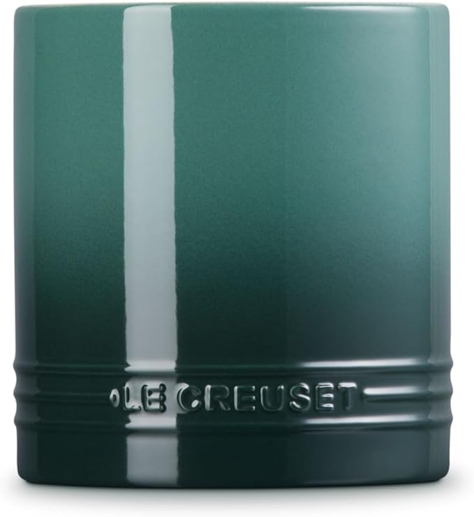 Le Creuset Stoneware Signature Straight Wall Utensil Crock, 1 qt., Artichaut