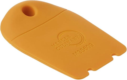 Mercer Culinary Silicone Horseshoe Arch Plating Wedge, 4mm Orange