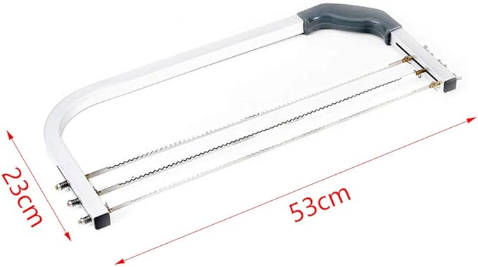 Cake Leveler,304 Stainless Steel 3 Blades Adjustable Layer Cake Cutter,DIY Cake Slicer Kitchen Baking Tools Accessories,Household Cake Tools Baking and Pastry Tools,for Cake Making(Silver)