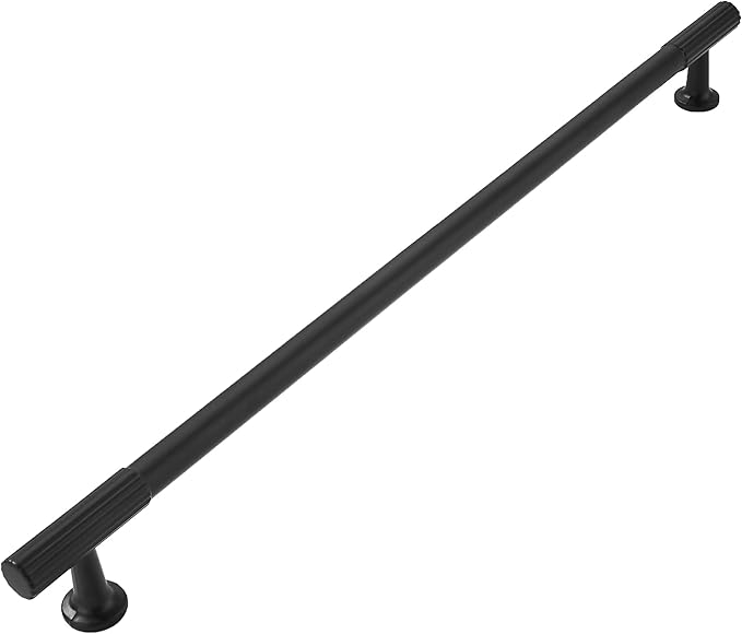 khtumeware Appliance Pull 12 Inch Hole Center 1 Pack Matte Black Cabinet Pulls Heavy Duty Solid Kitchen Drawer Handles Cabinet Hardware for Cupboard Drawer Handles Dresser Pulls