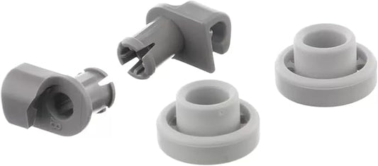 Bosch 00424717 Genuine OEM Upper Dishrack Roller Assembly (Gray) for Bosch Dishwashers