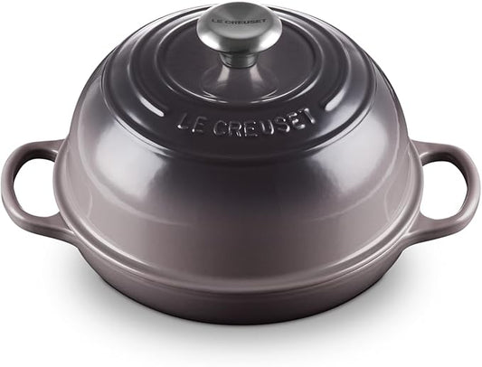 Le Creuset Enameled Cast Iron Signature Round Bread Oven, 9.5 inch, Oyster
