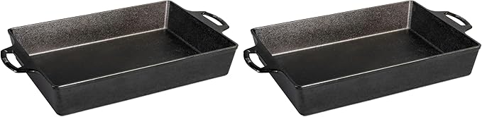 Lodge Cast Iron Casserole Pan (Pack of 2)