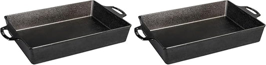 Lodge Cast Iron Casserole Pan (Pack of 2)