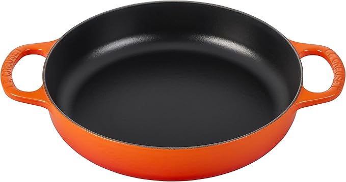 Le Creuset Signature Cast Iron Everyday Pan, 11", Flame