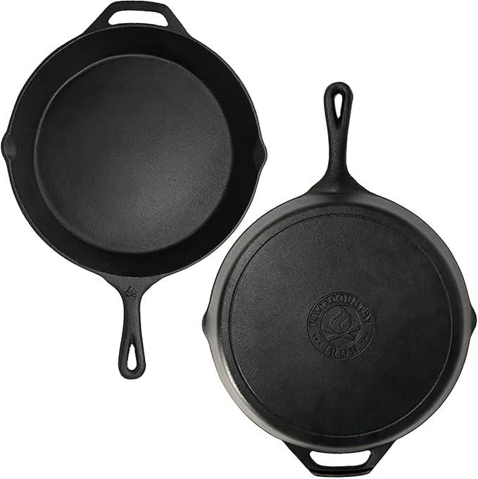 10-1/4 Inch Round Medium Pre-Seasoned Cast Iron Skillet